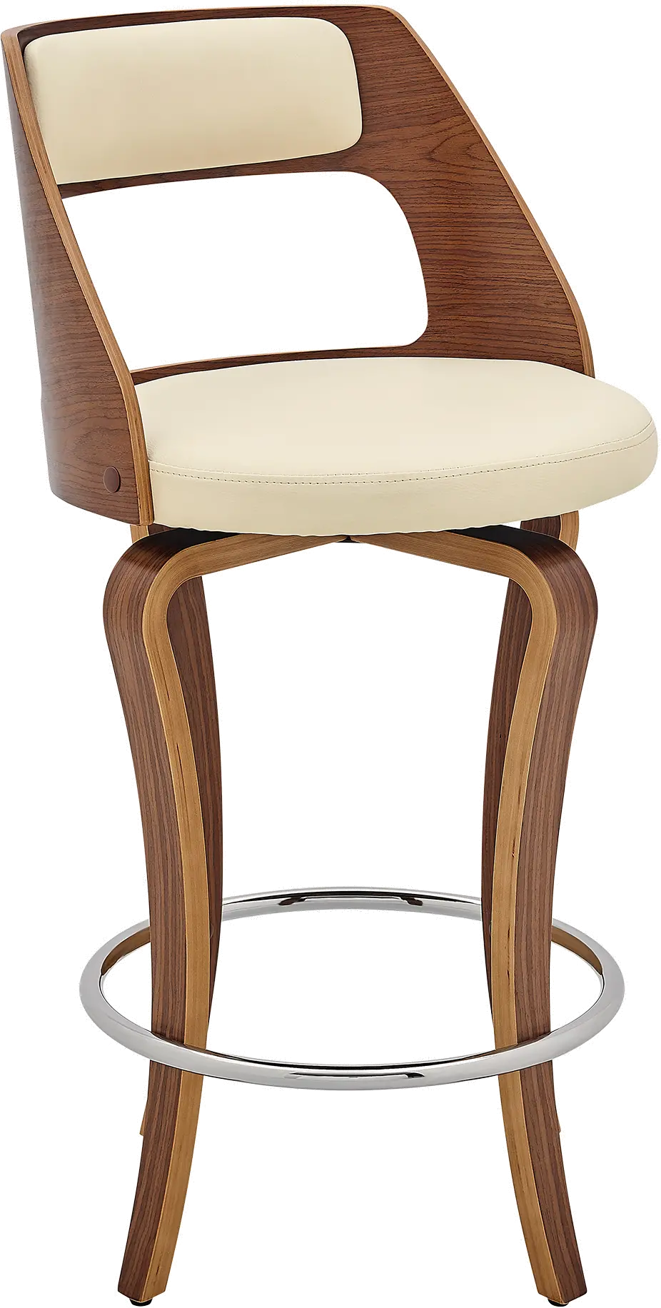 LCGRBAWACR26 Grady Cream Swivel Counter Height Stool-1