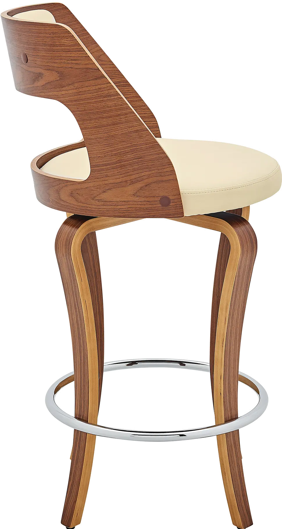 LCGRBAWACR26 Grady Cream Swivel Counter Height Stool-4