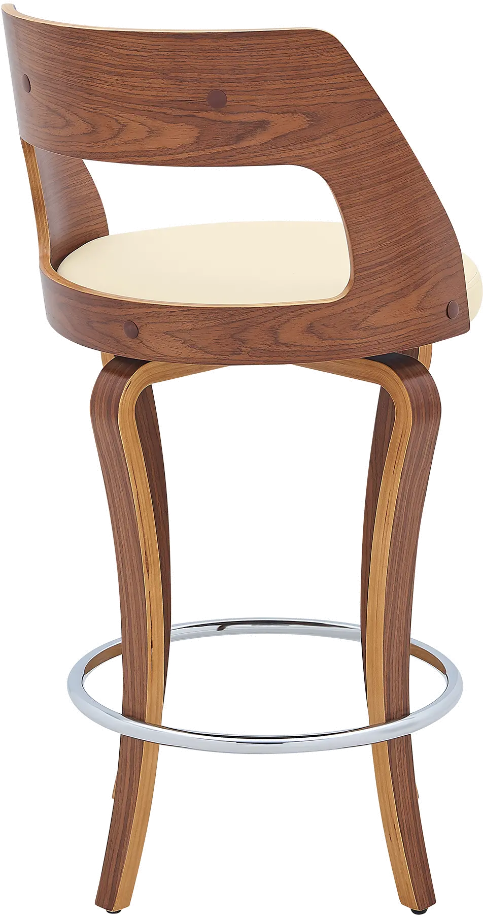 LCGRBAWACR26 Grady Cream Swivel Counter Height Stool-5