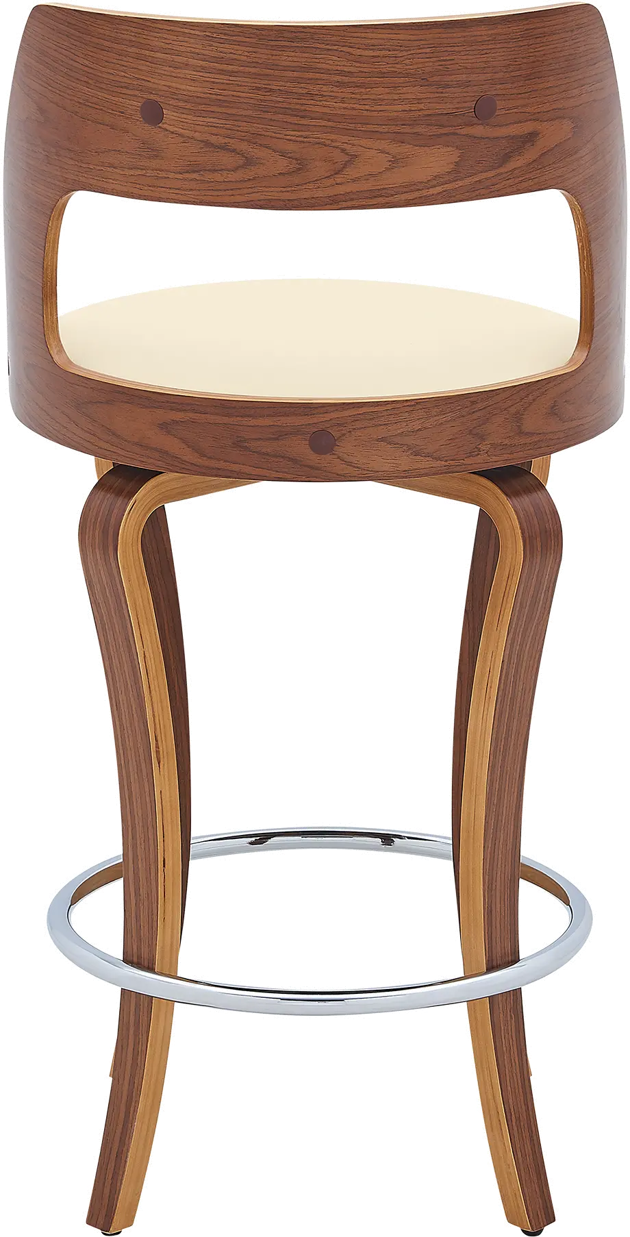 LCGRBAWACR26 Grady Cream Swivel Counter Height Stool-6