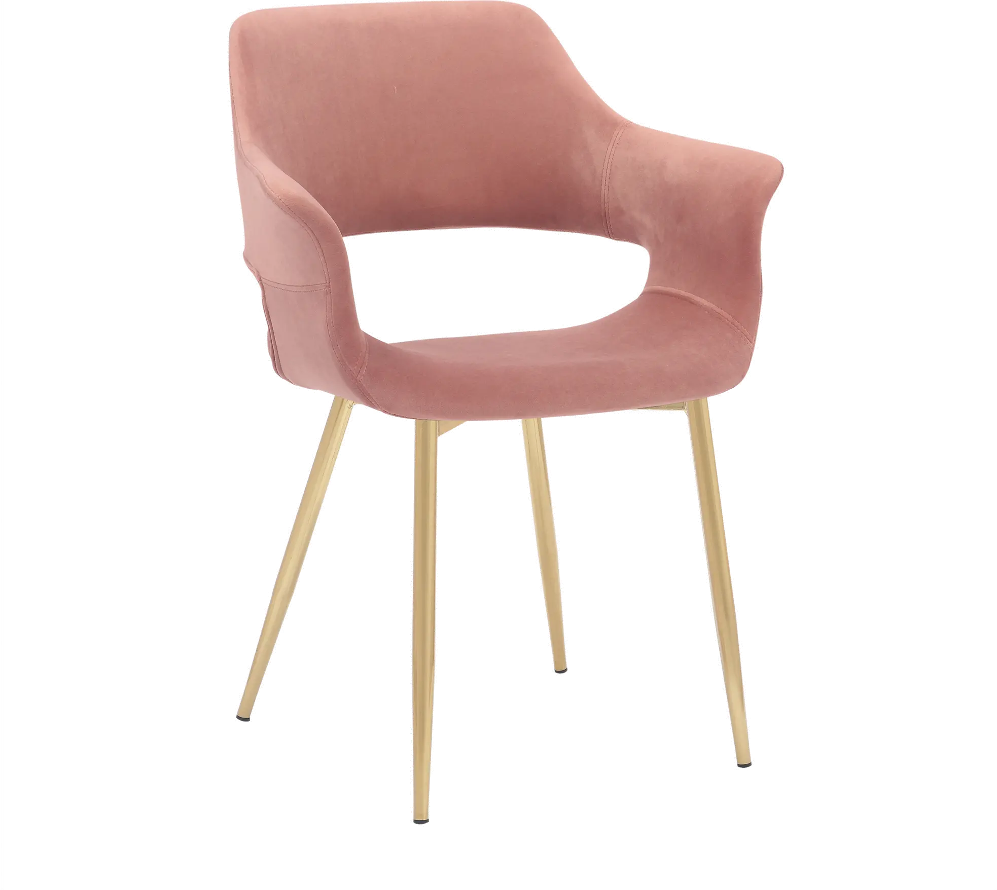 LCGICHPINK Gigi Pink Dining Room Arm Chair (Set of 2)-4