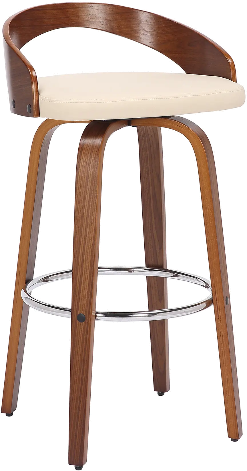 LCSOBACRWA30 Sonia Cream Swivel Bar Stool-1