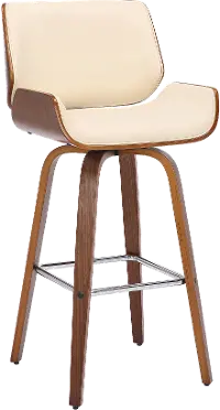 LCTYBACRWA26 Tyler Cream Swivel Counter Height Stool