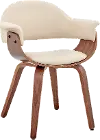 LCADCHWACR Adalyn Cream and Walnut Dining Room Chair