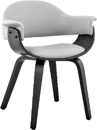 LCADCHBLGR Adalyn Gray and Black Dining Room Chair