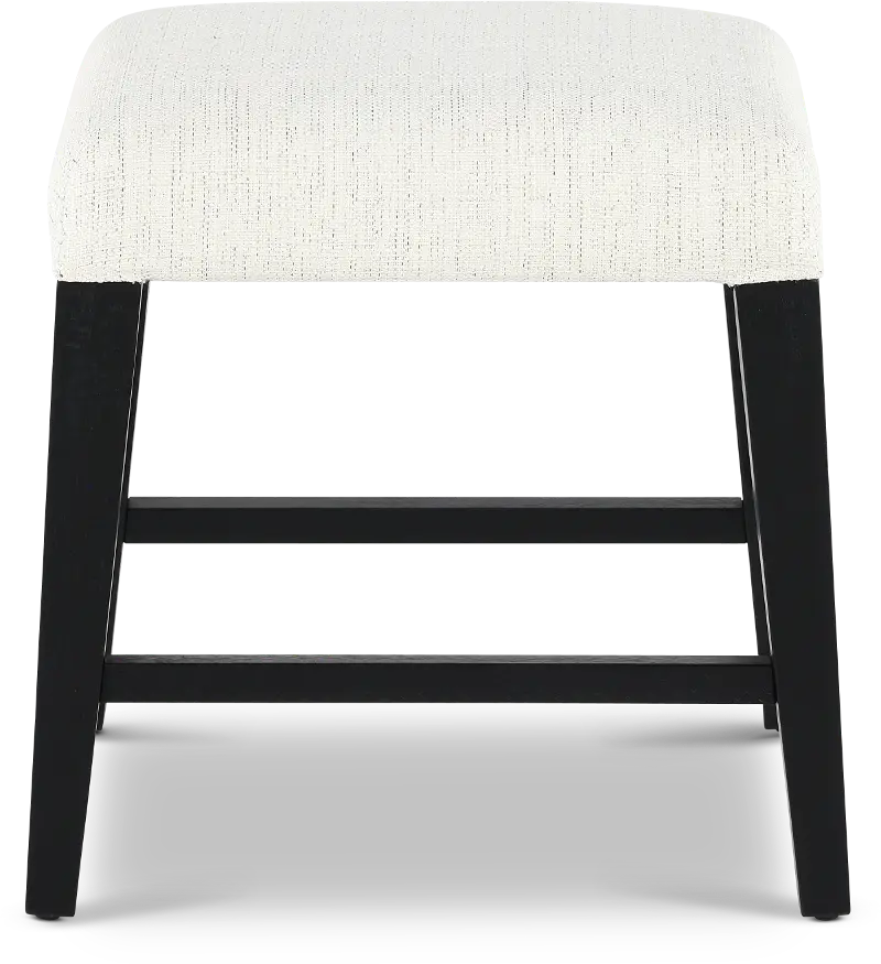Callahan Domino Black and Cream Stool