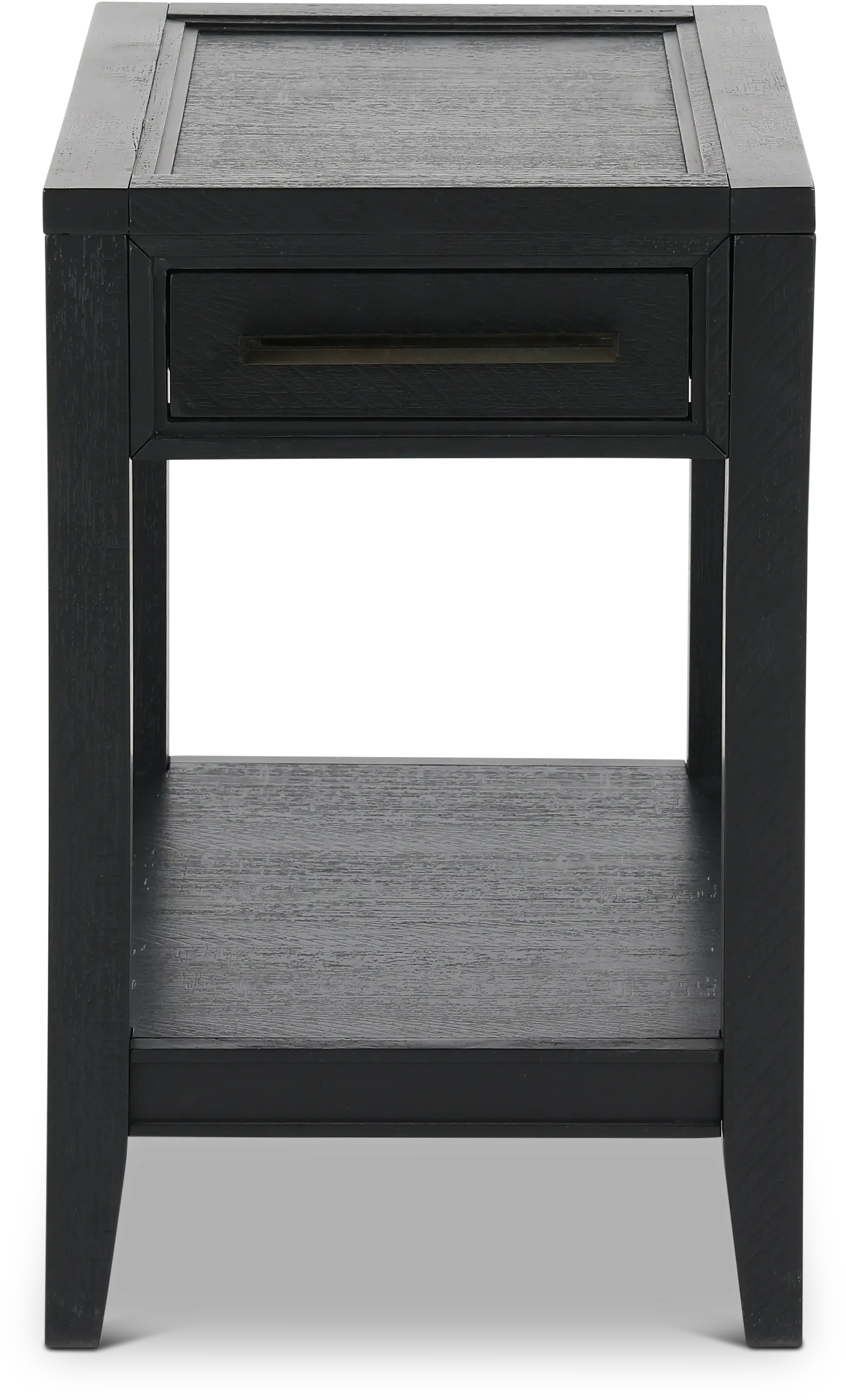 Callahan Black Chairside Table-3