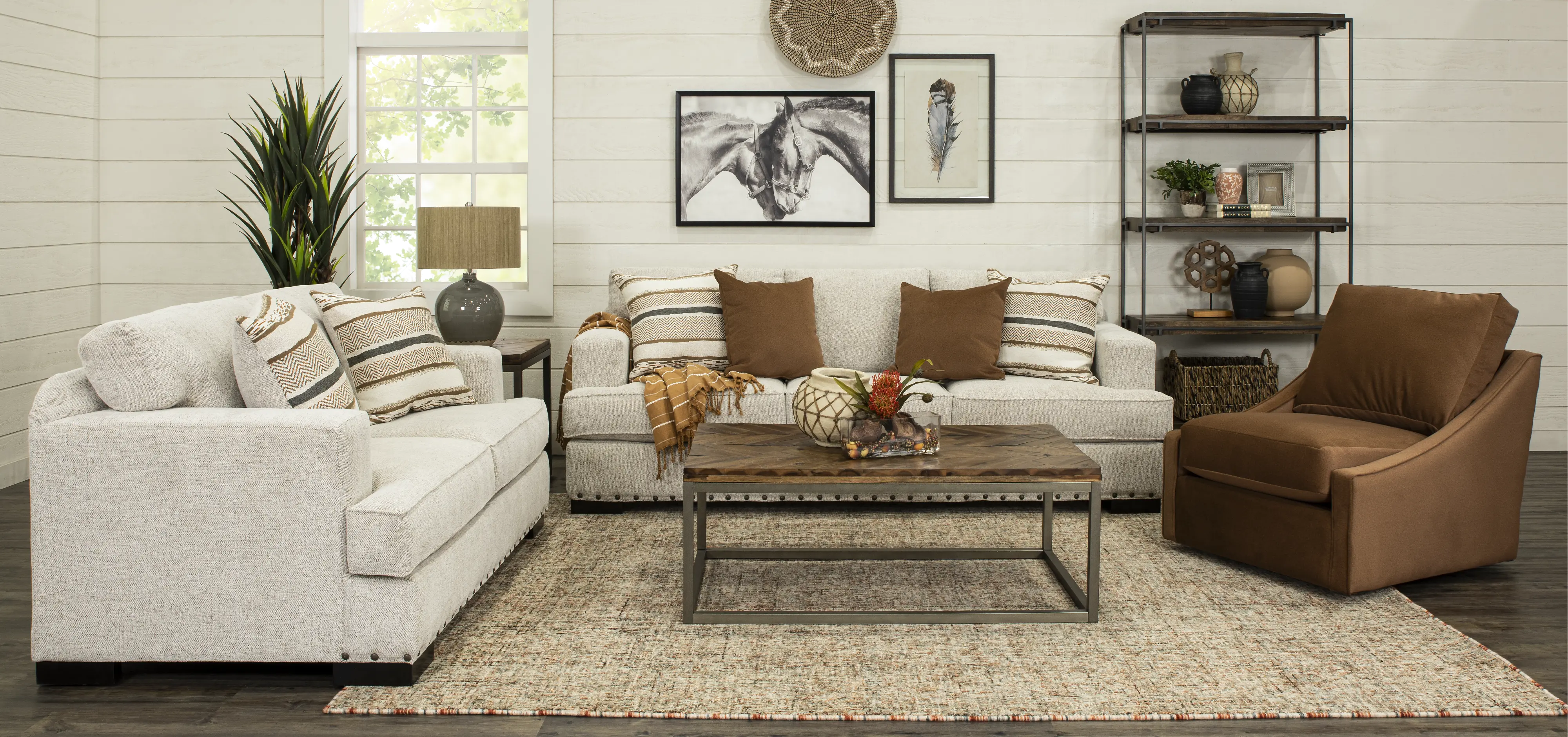 Langley Tan Loveseat-8