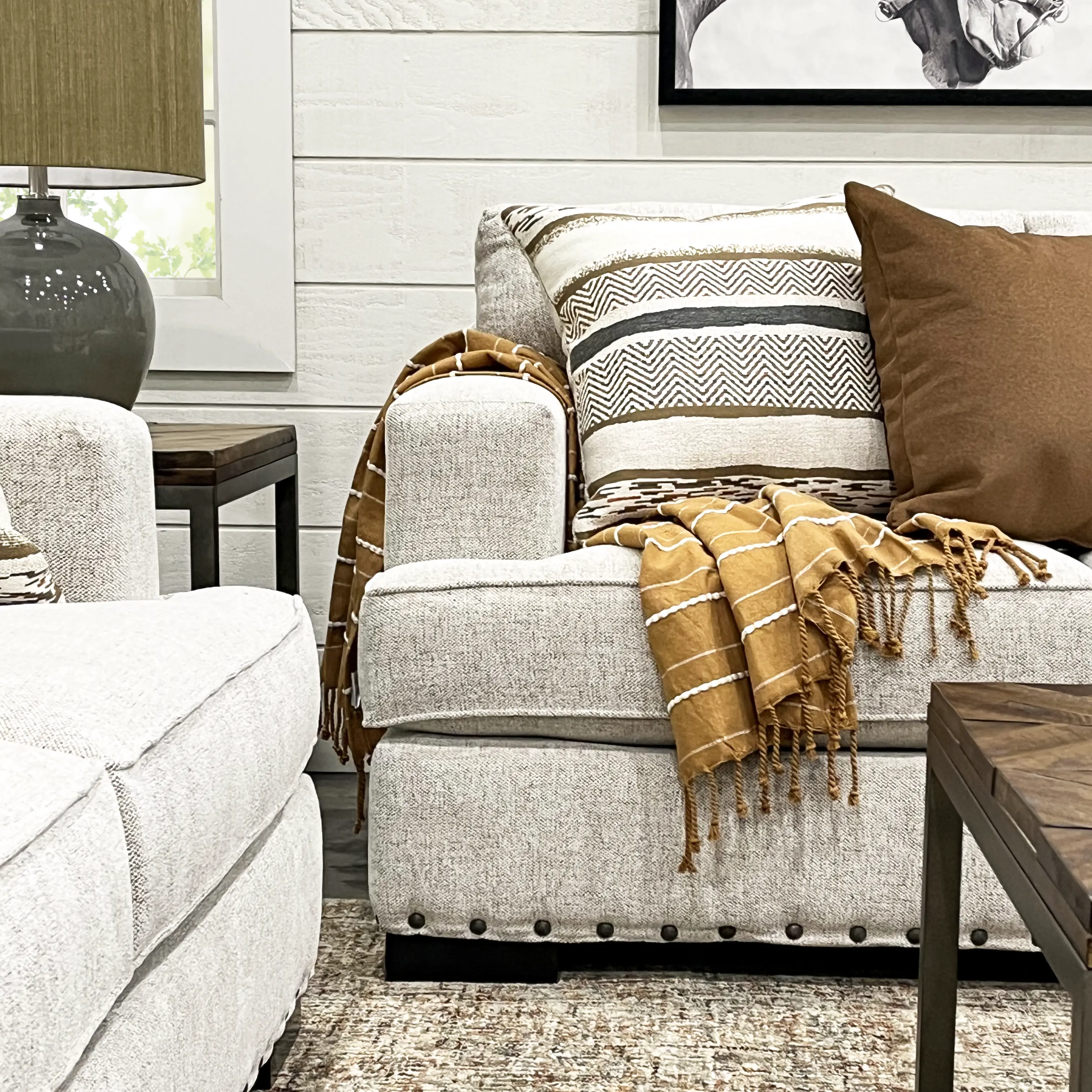 Langley Tan Loveseat-9