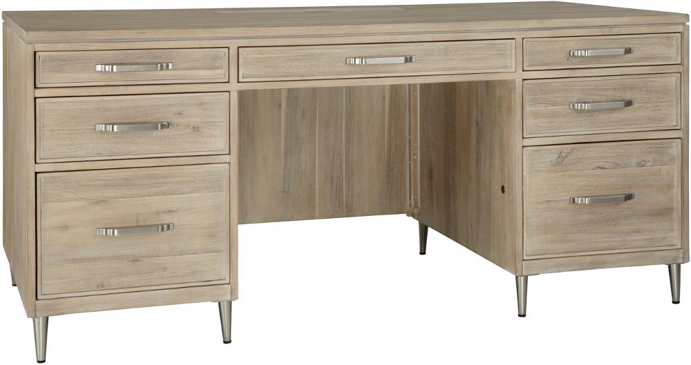 Morgan Acacia Wood Executive Desk