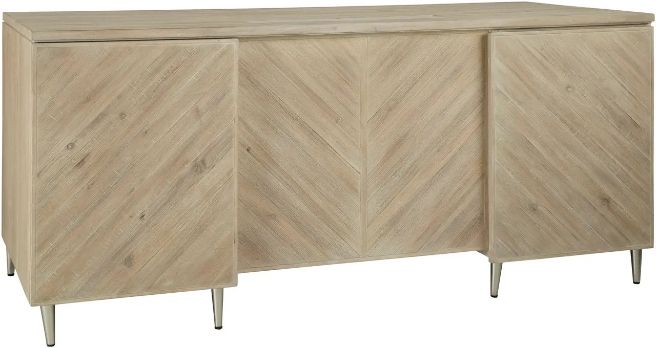 Morgan Acacia Wood Executive Desk-3