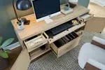 Morgan Acacia Wood Credenza Desk-3