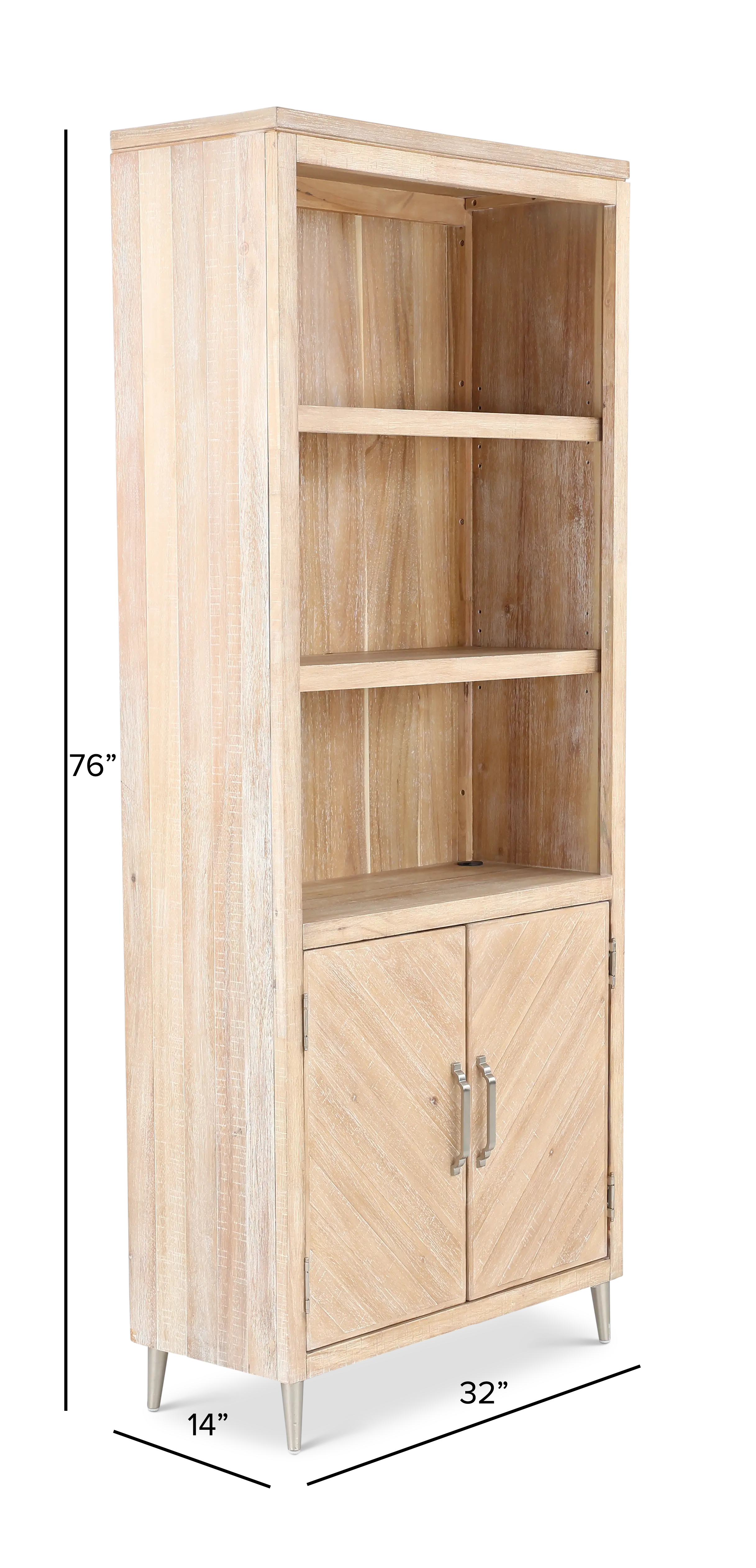 Morgan Natural Door Bookcase-3