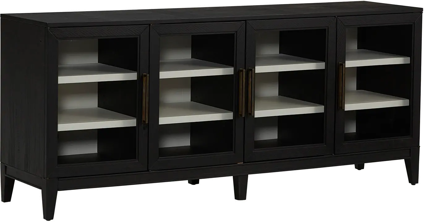 Callahan Domino Black 72  TV Stand-1