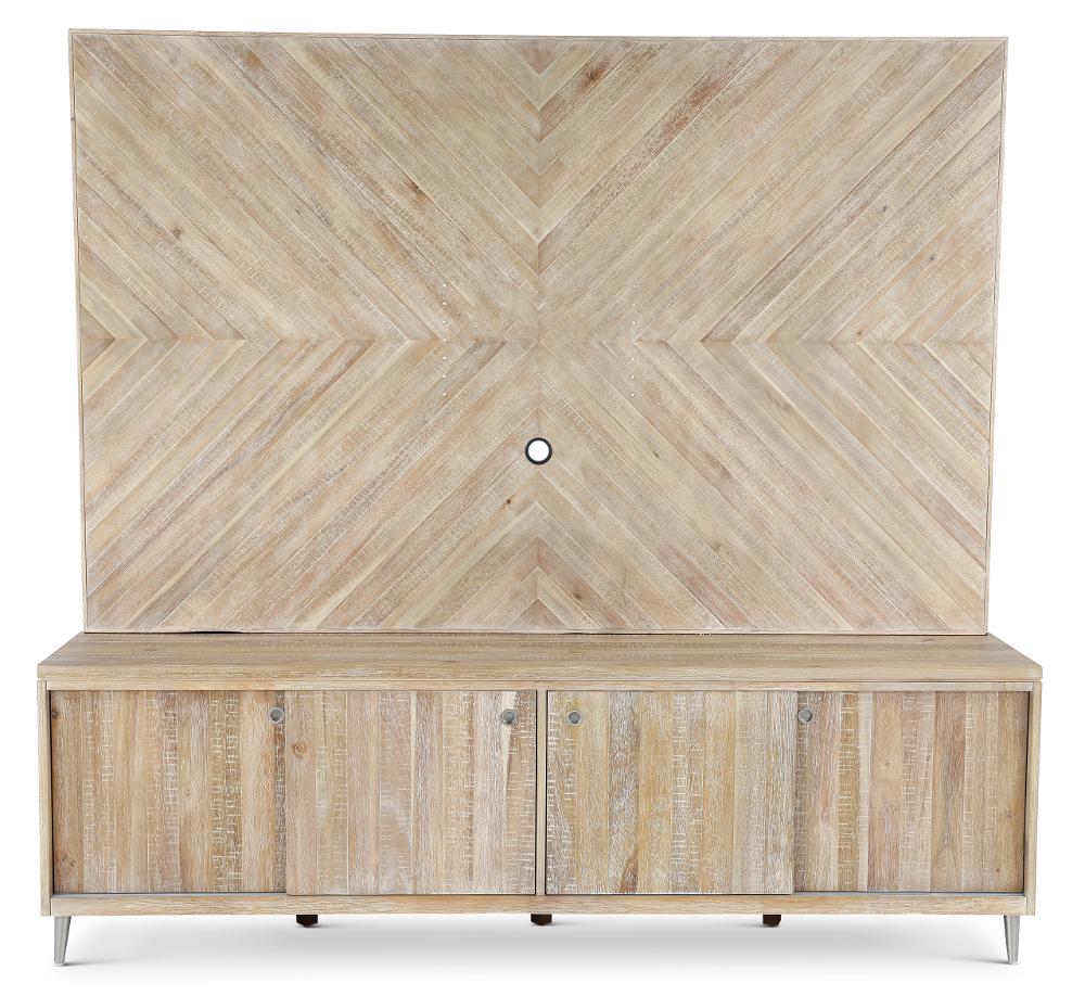 Morgan  Acacia Wood Entertainment Wall