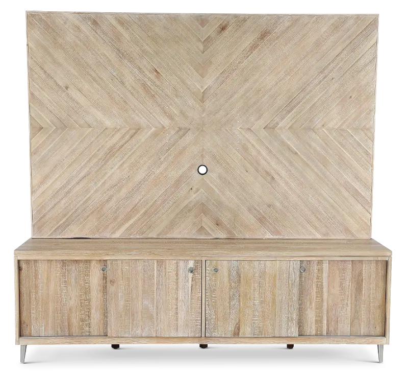 Morgan  Acacia Wood Entertainment Wall