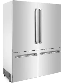 RBIV-304-60 ZLINE 60  32.2 cu ft 4-Door French Door Refrigerator - Built-In Counter Depth Stainless Steel