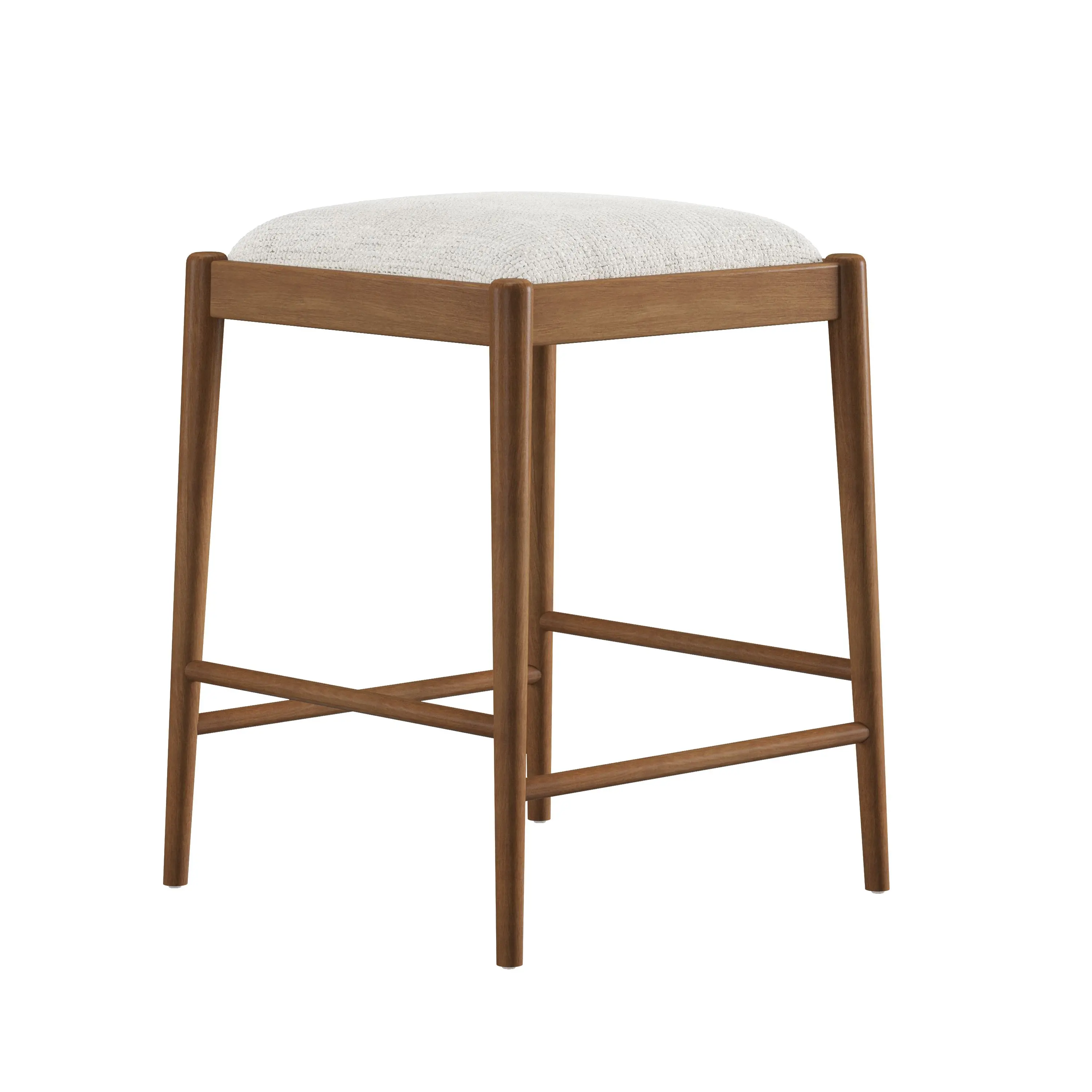 Margo Walnut Console and Stool Set-6