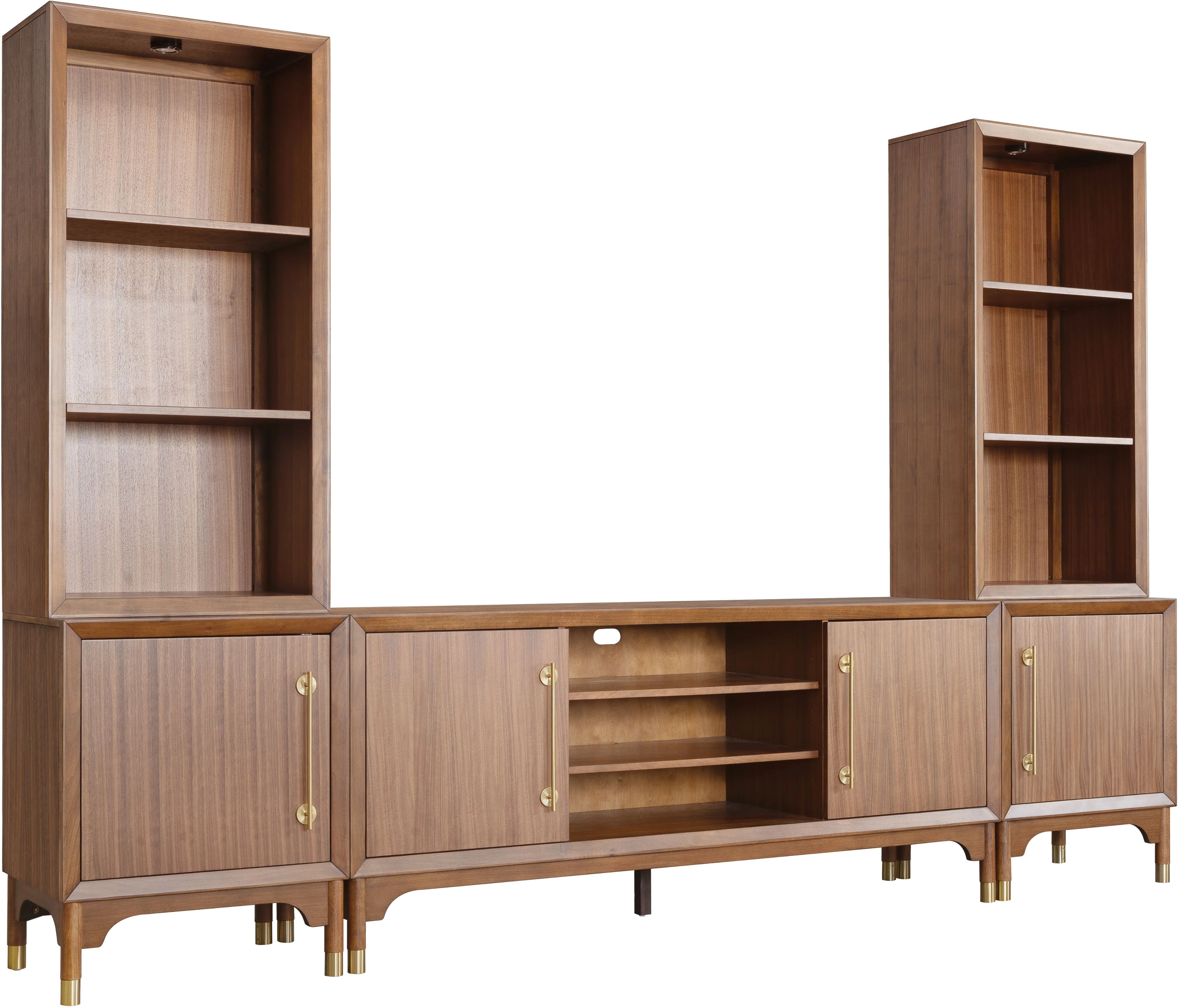 Margo Walnut Entertainment Center-10