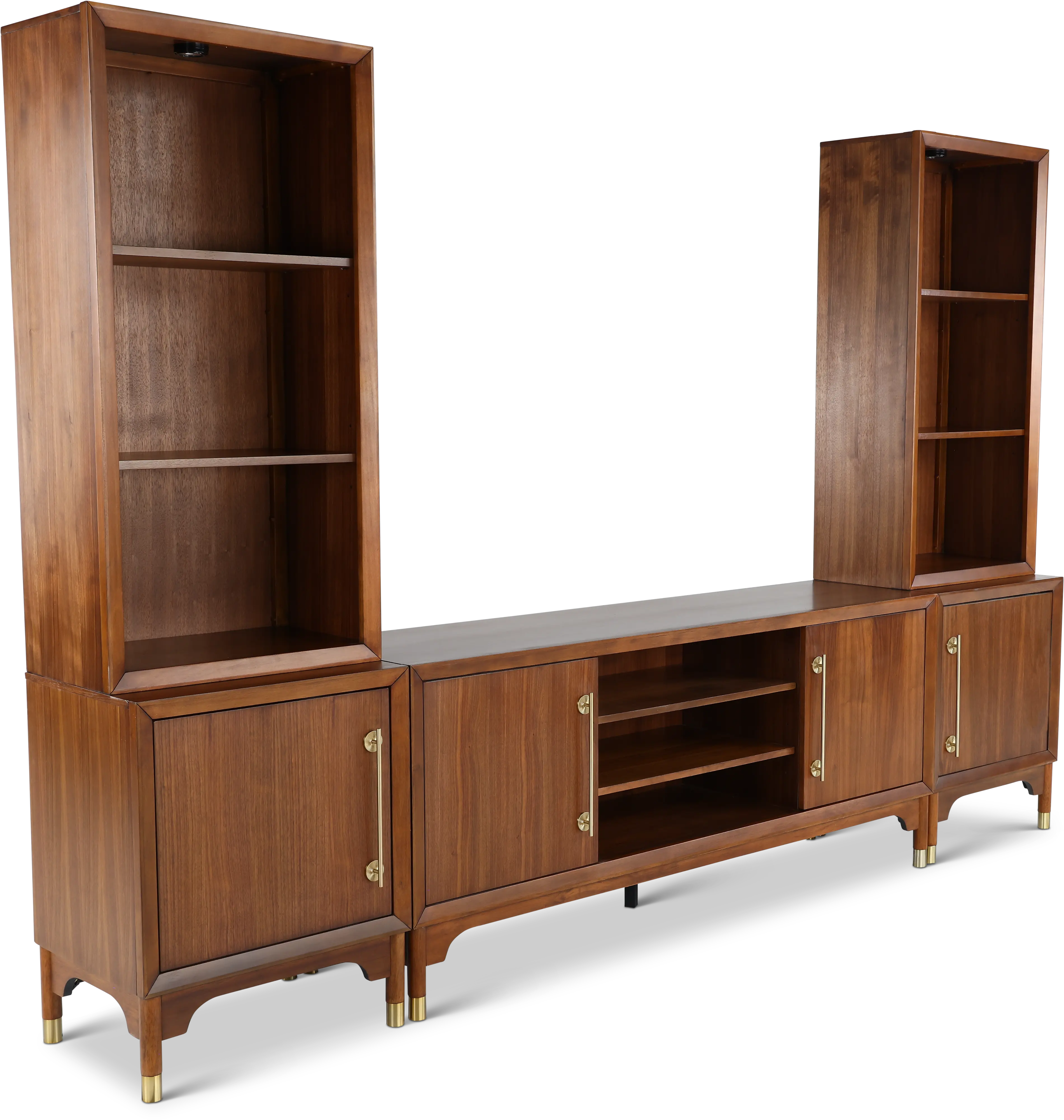 Margo Walnut Entertainment Center-2