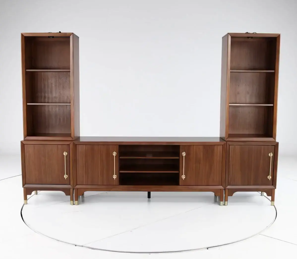 Margo Walnut Entertainment Center-4