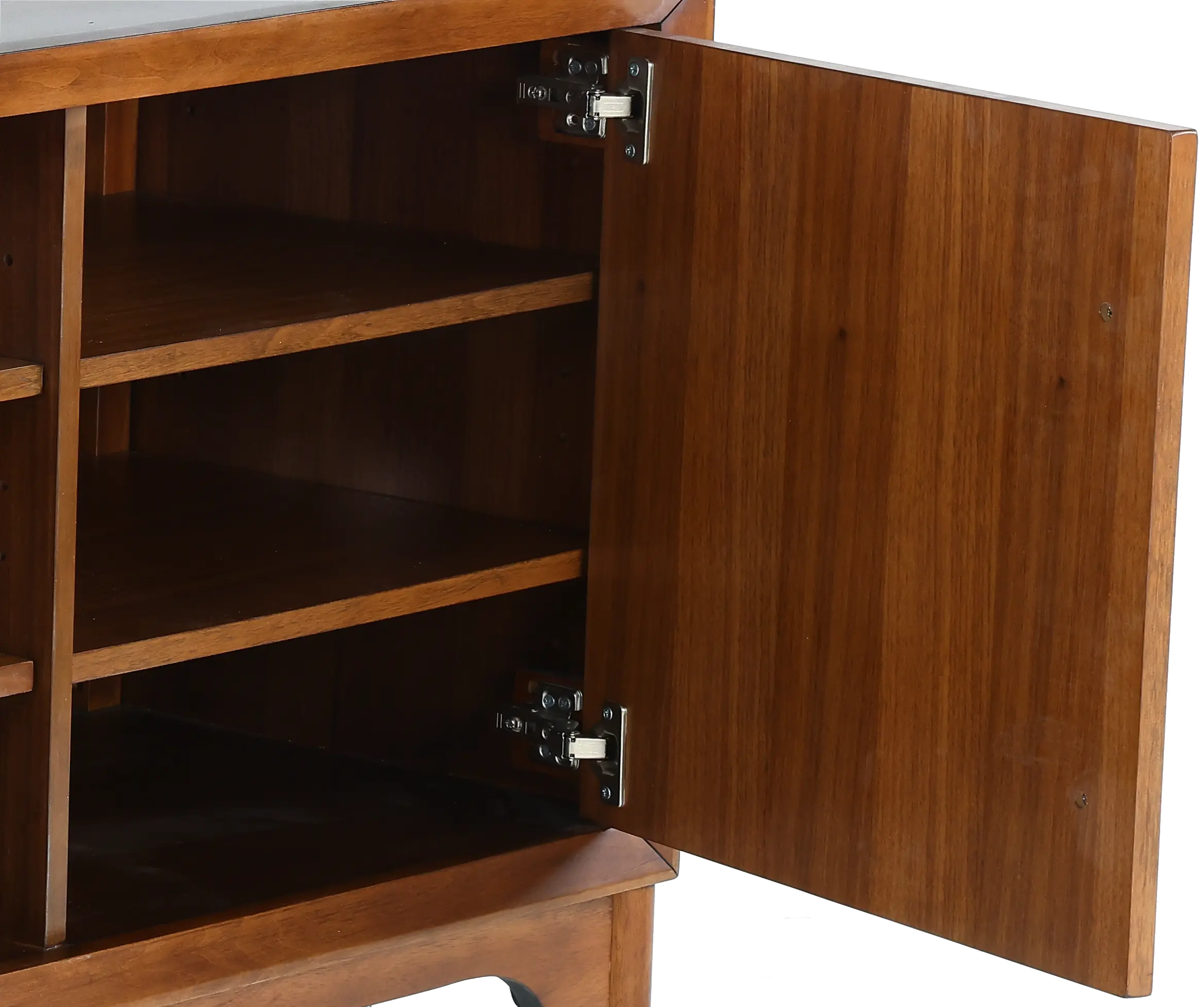 Margo Walnut Entertainment Center-7