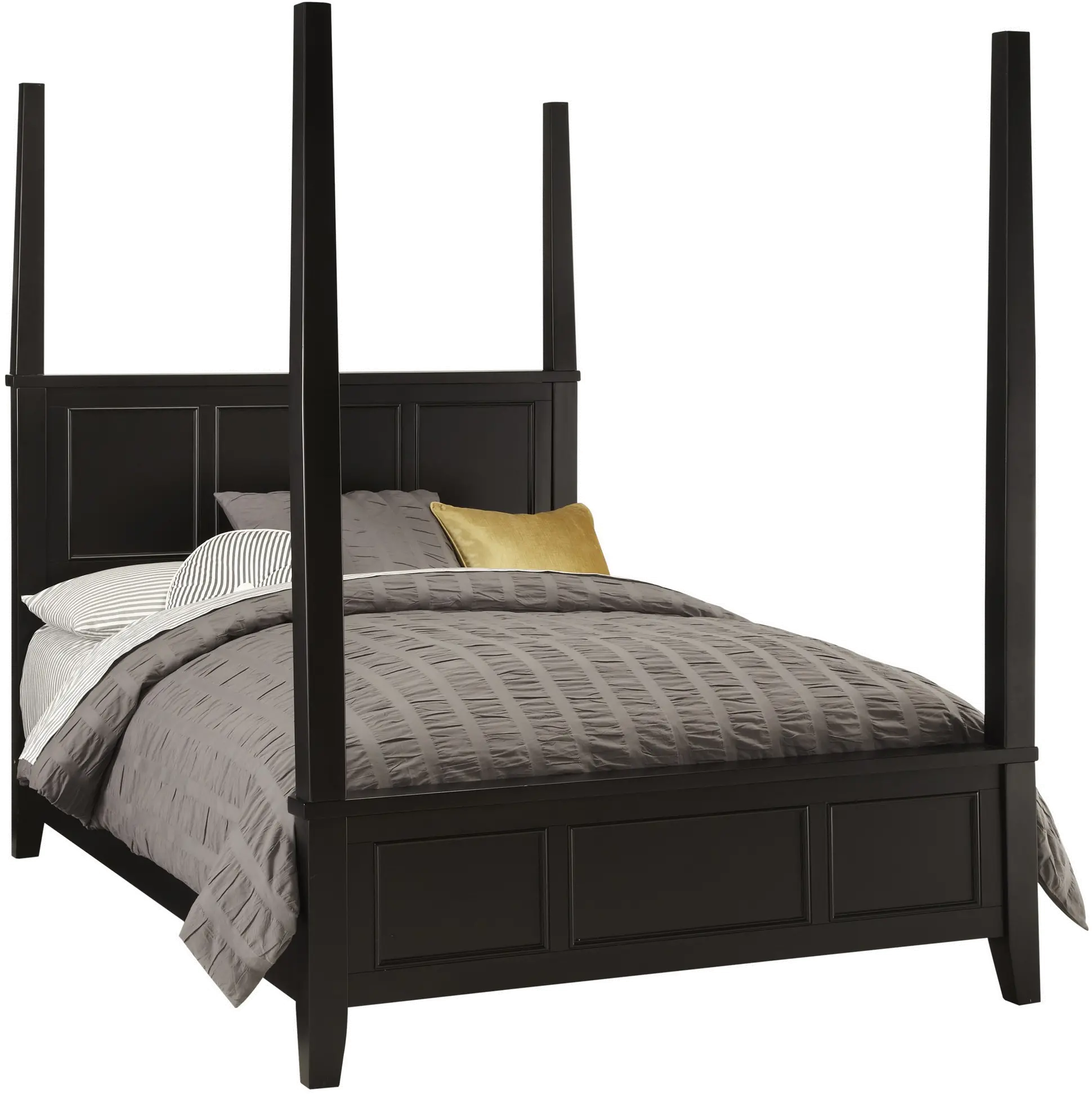 5531-620 Bedford Black King Poster Bed-1