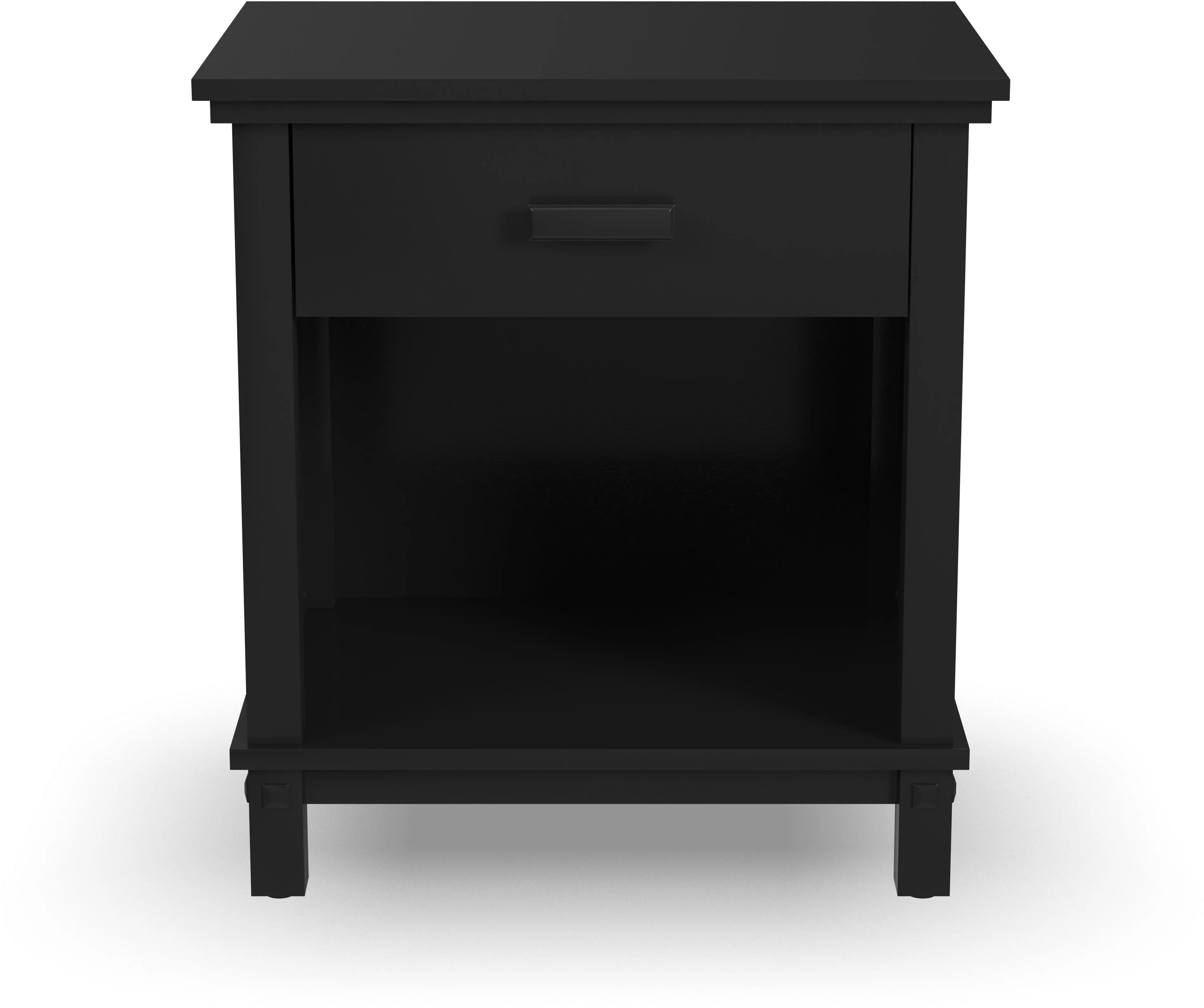 5911-42C Oak Park Black Nightstand-1