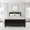 5911-500 Oak Park Black Queen Bed