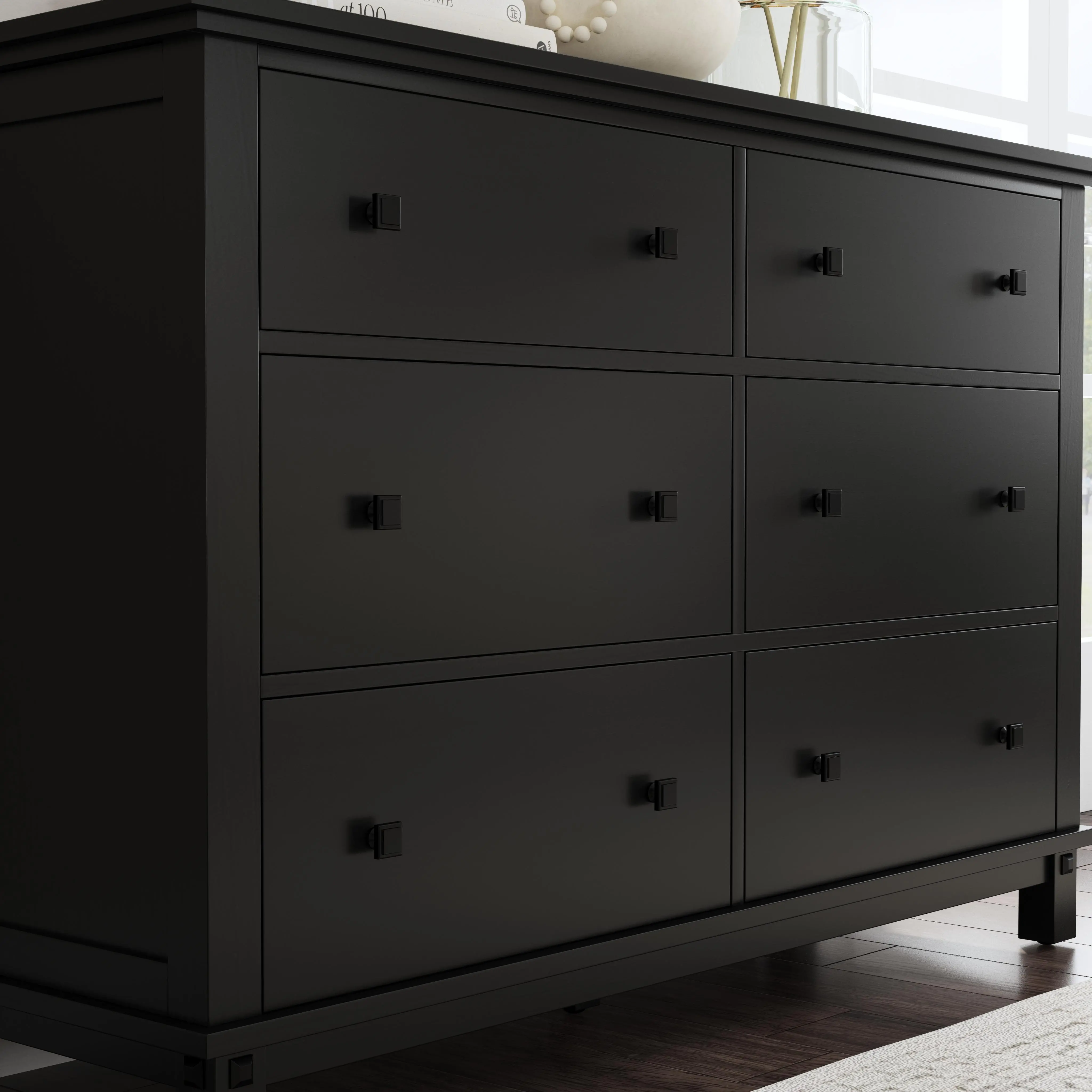 5911-43 Oak Park Black Dresser-3