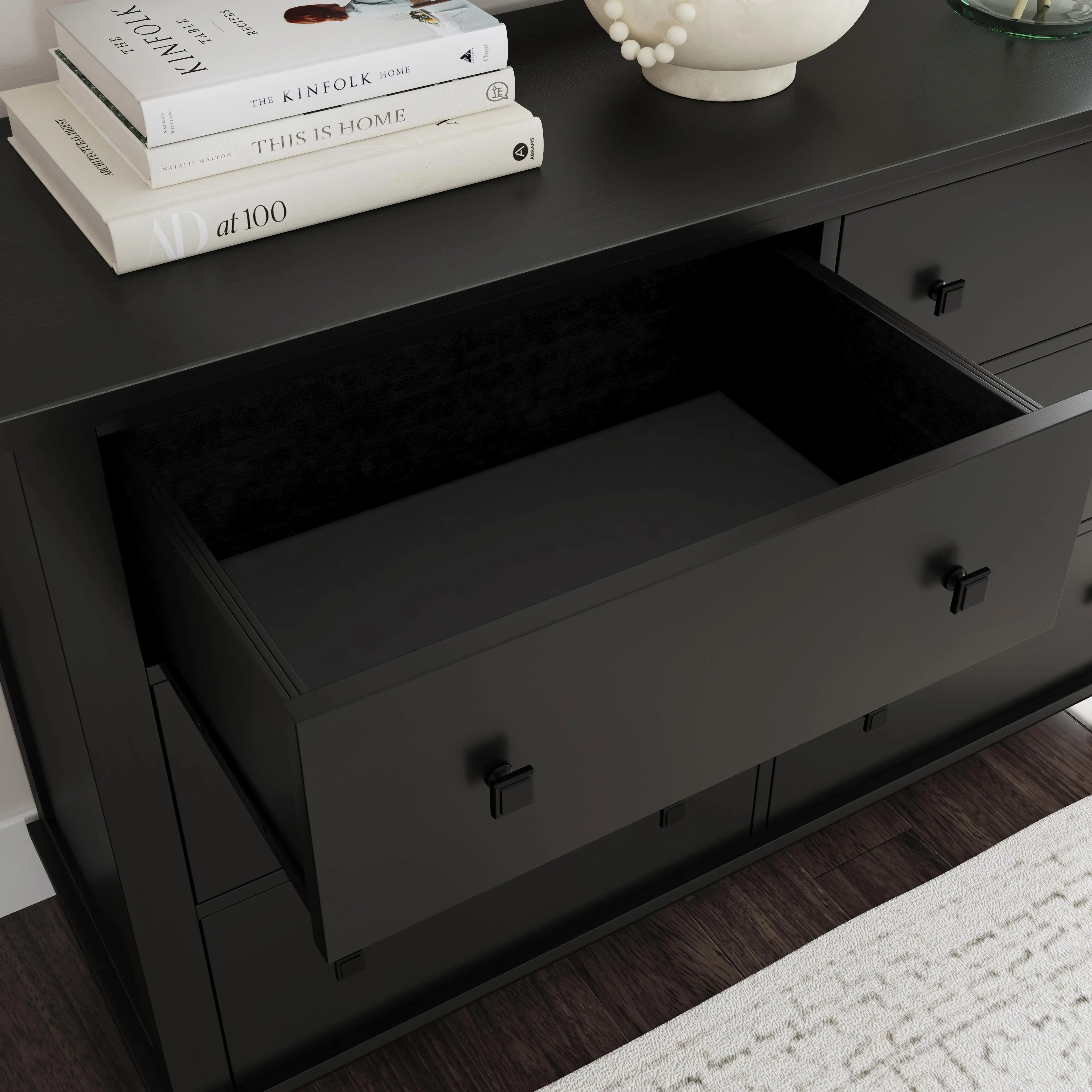 5911-43 Oak Park Black Dresser-5