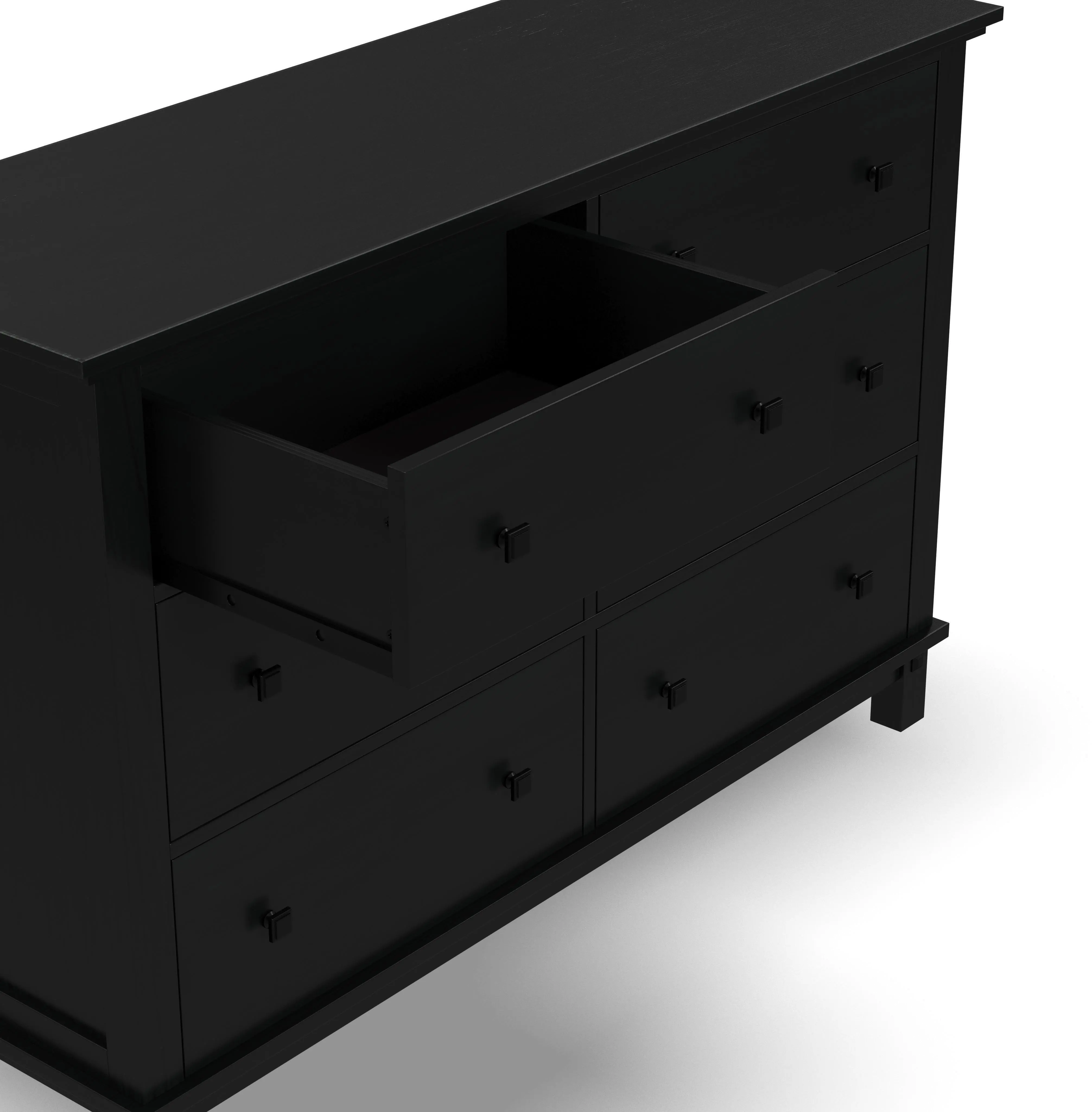 5911-43 Oak Park Black Dresser-7