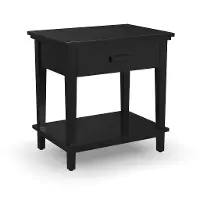 5911-42O Oak Park Black Nightstand