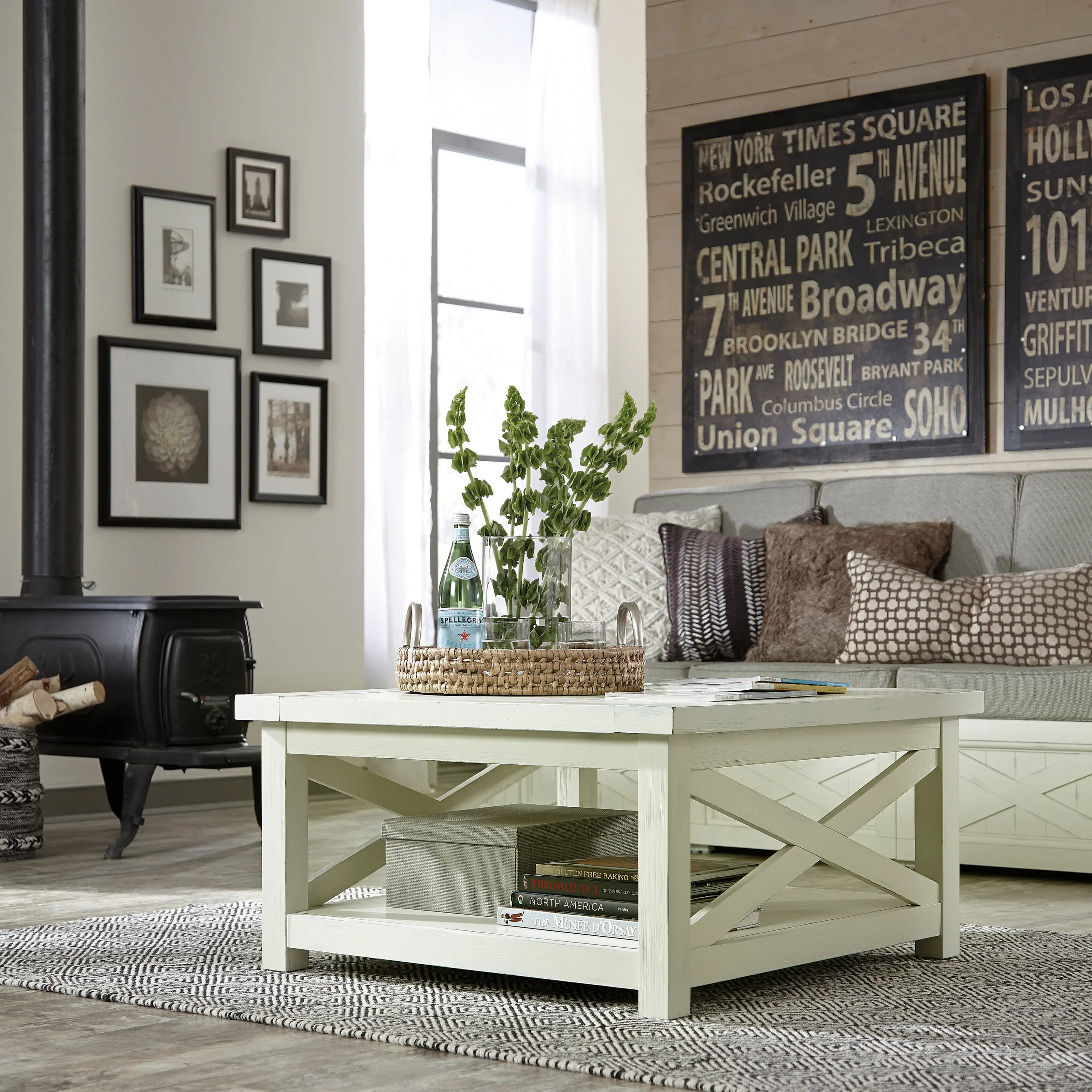 5523-21 Seaside Lodge Off-White Coffee Table-2