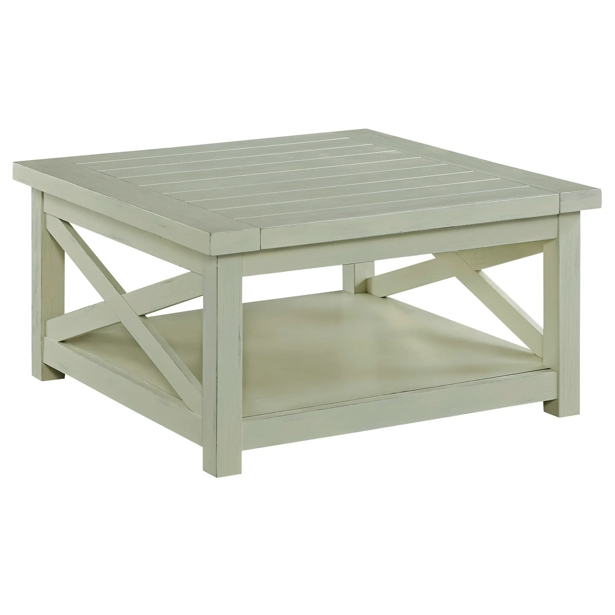 5523-21 Seaside Lodge Off-White Coffee Table-1