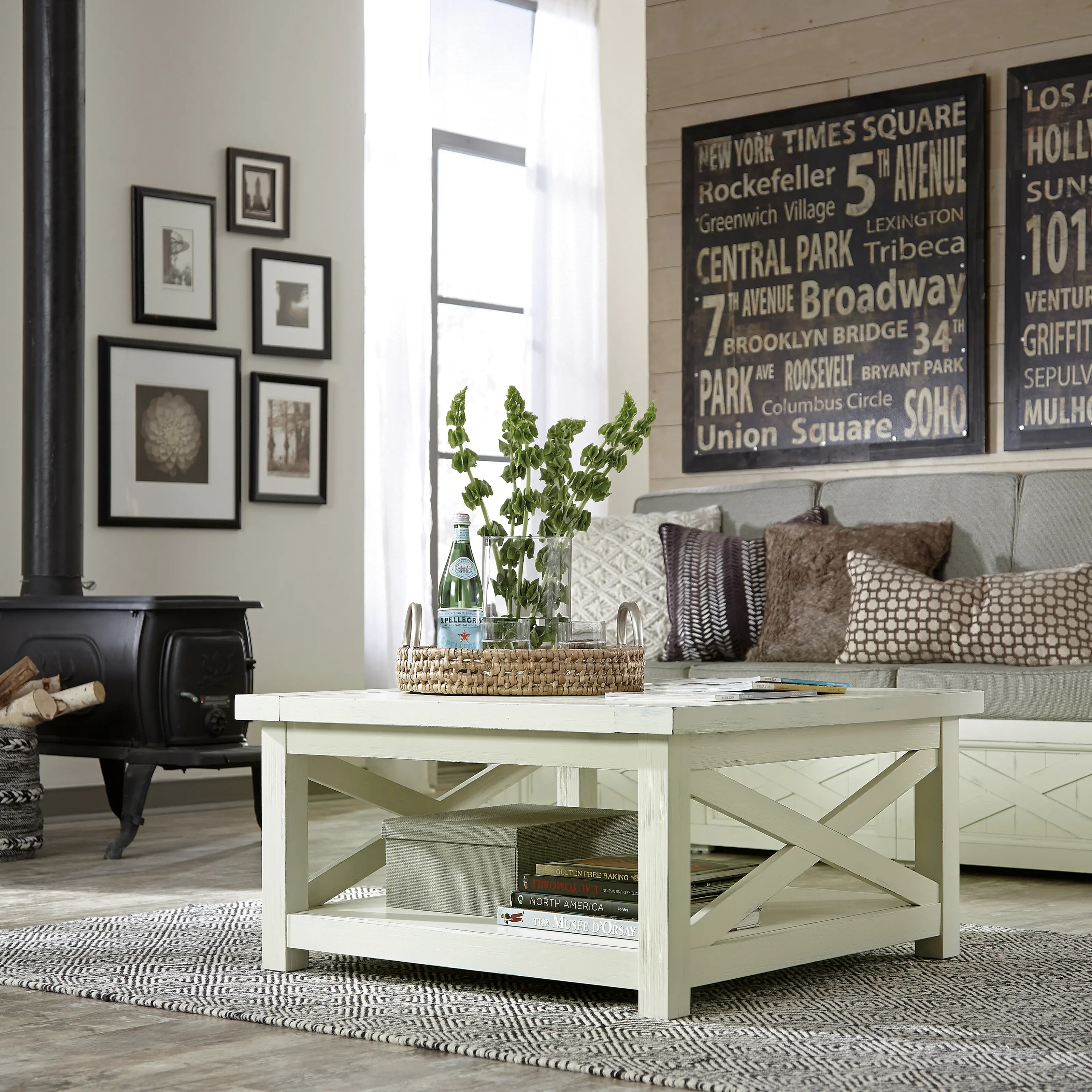5523-21 Seaside Lodge Off-White Coffee Table-2