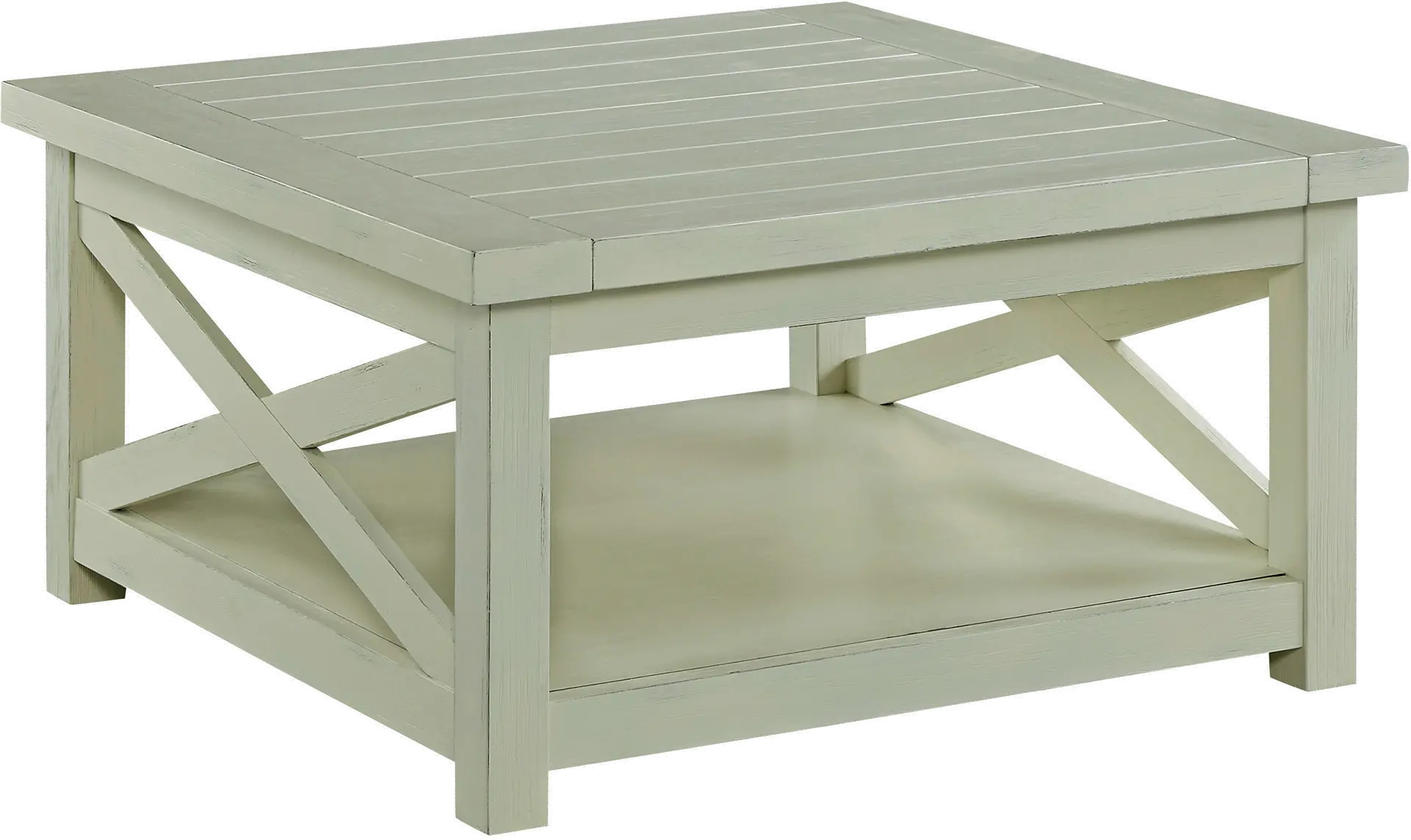 5523-21 Seaside Lodge Off-White Coffee Table-1