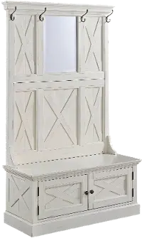 5523-49 Seaside Lodge Off-White Hall Tree