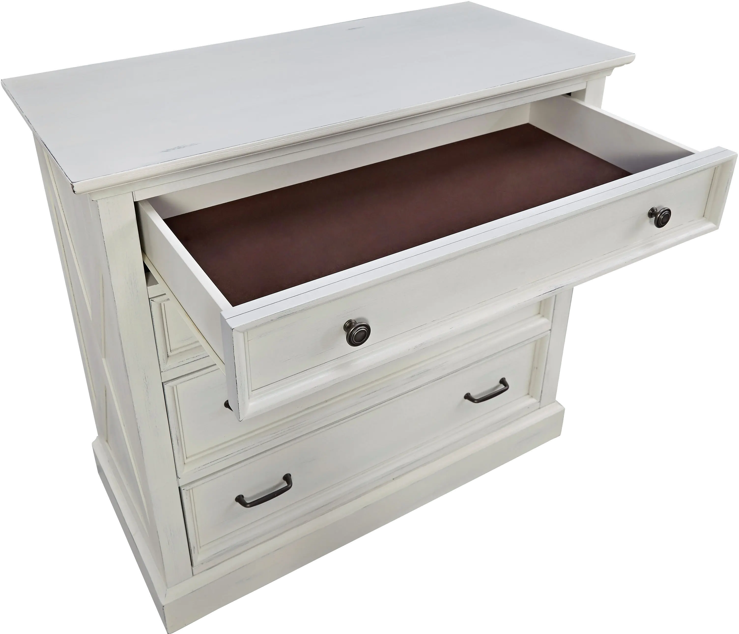 5523-41 Seaside Lodge Off-White Chest of Drawers-3