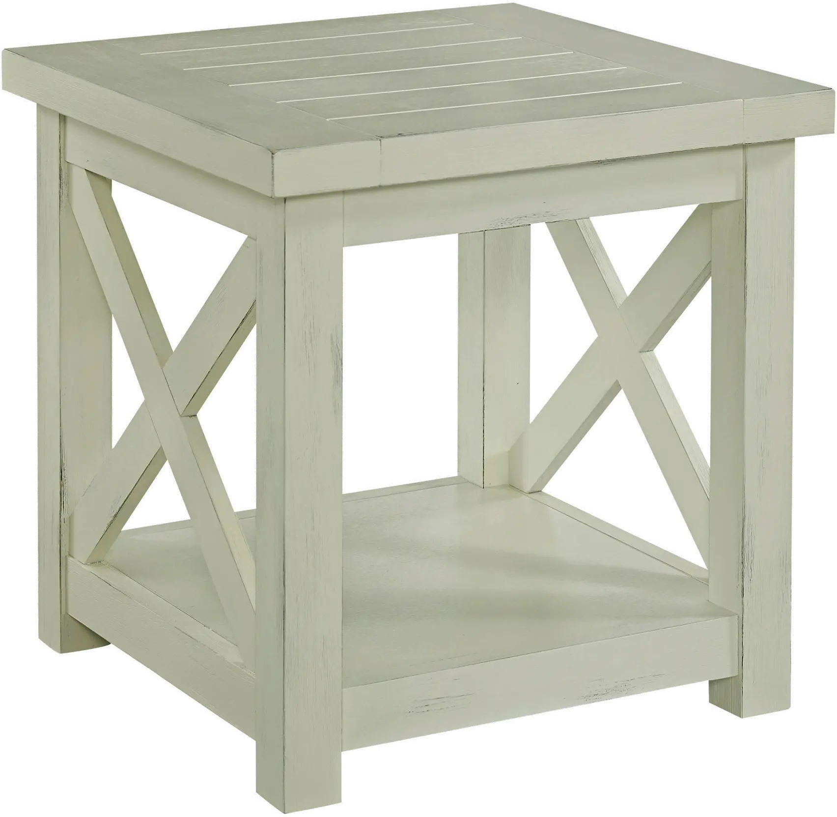 5523-20 Seaside Lodge Off-White End Table-1