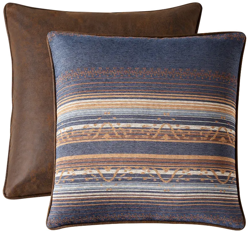 Estes Blue Accent Pillow