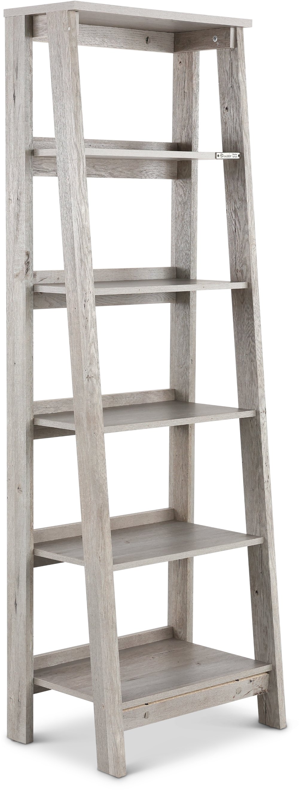 Trestle Light Gray Tiered Bookcase