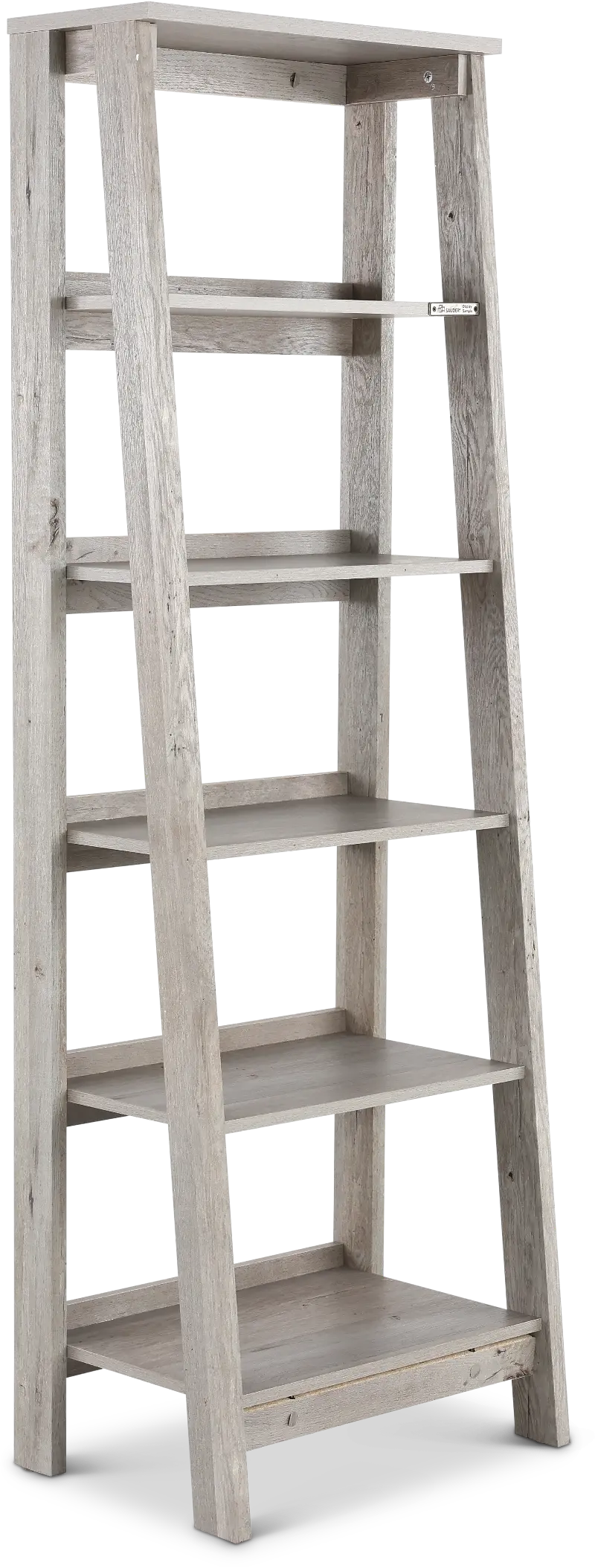 Trestle Light Gray Tiered Bookcase