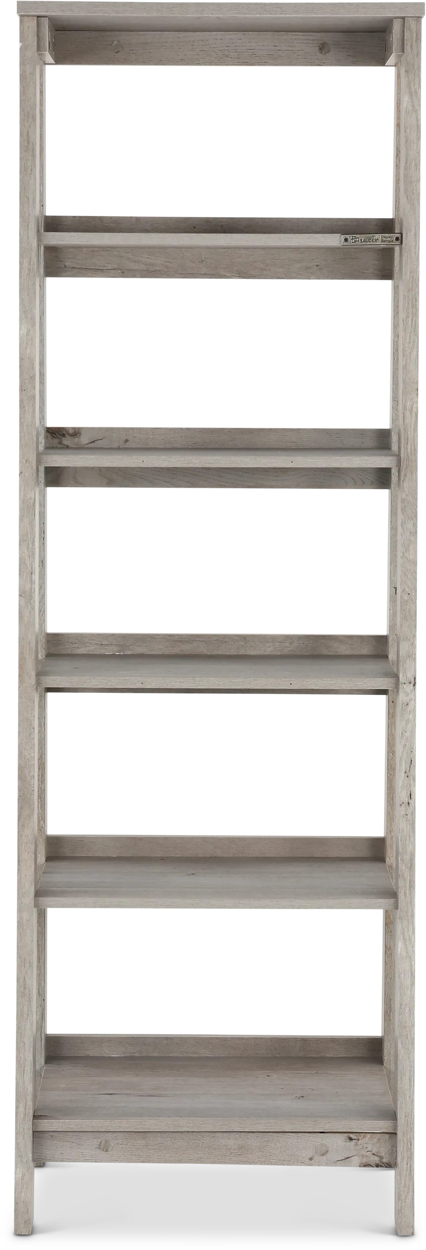 Trestle Light Gray Tiered Bookcase-4
