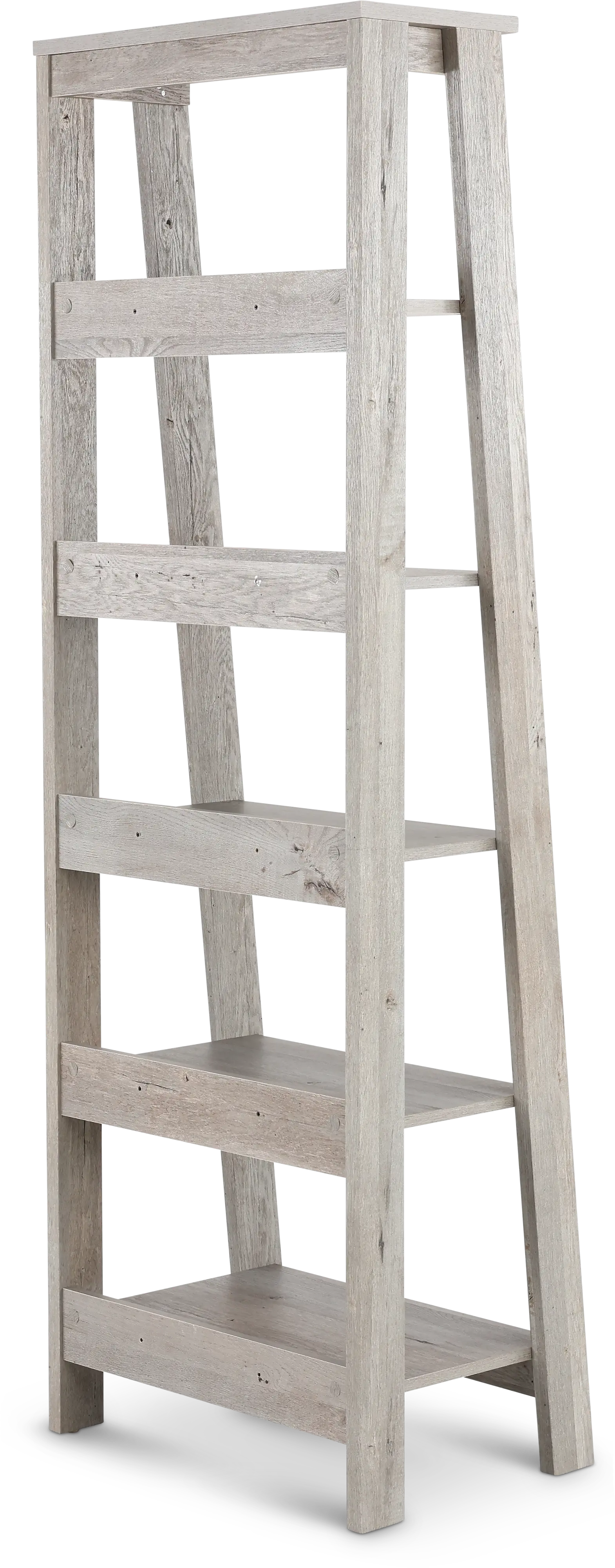 Trestle Light Gray Tiered Bookcase-7