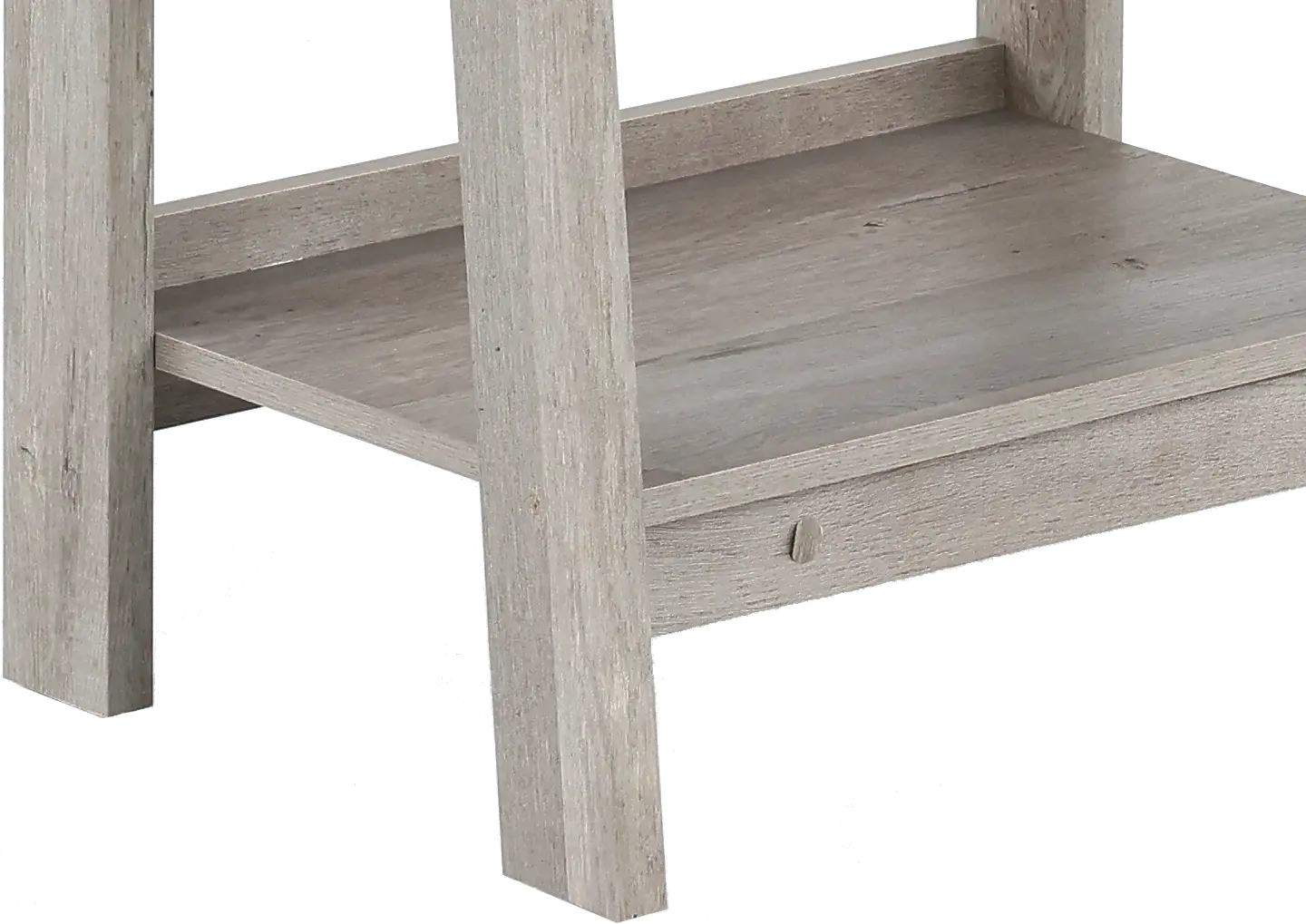 Trestle Light Gray Tiered Bookcase-8