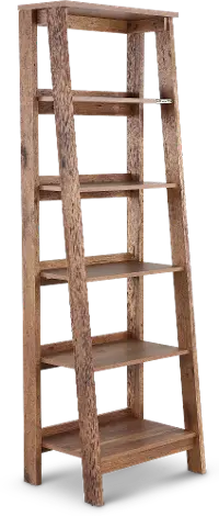 Trestle Brown Tiered Bookcase