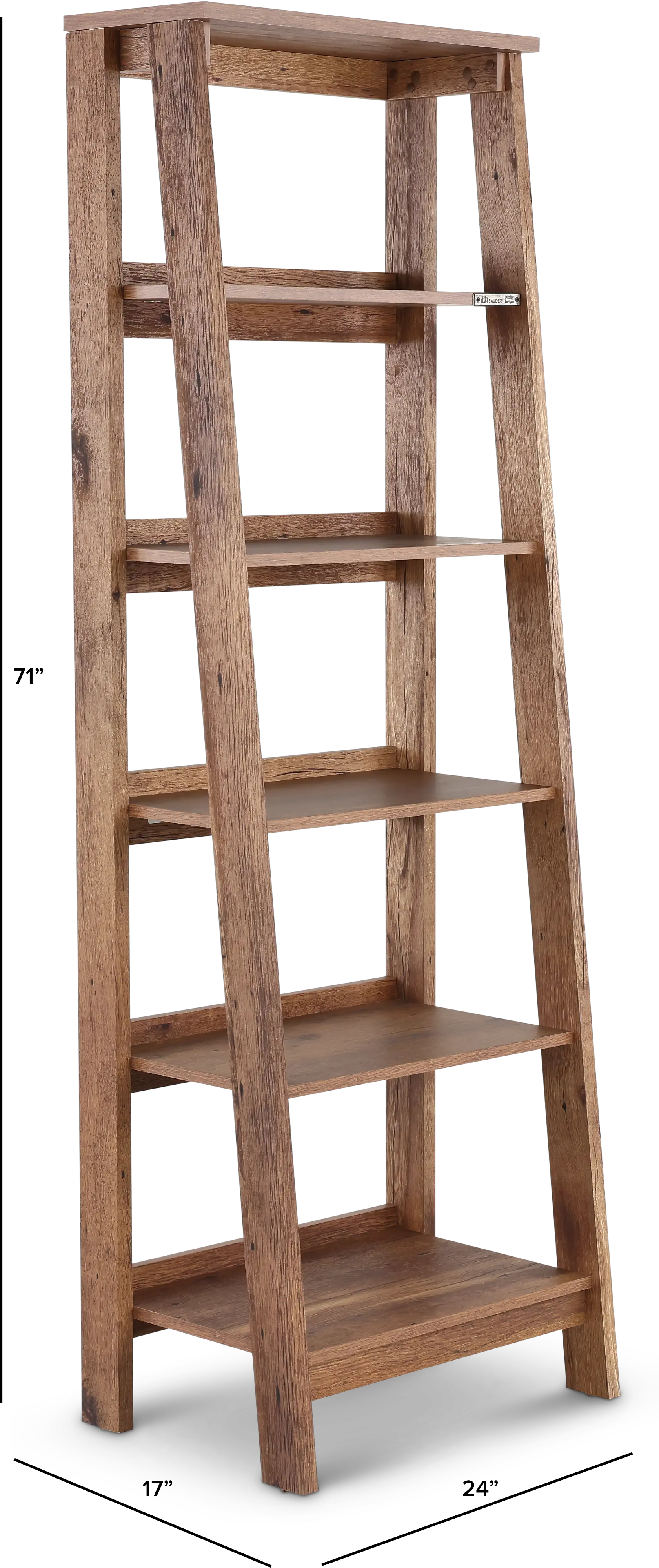 Trestle Brown Tiered Bookcase-4