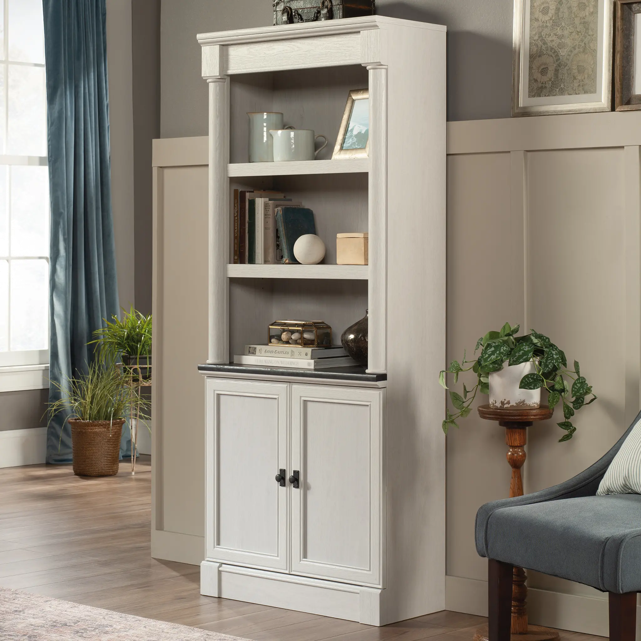 Palladia Glacier Oak Bookcase-2