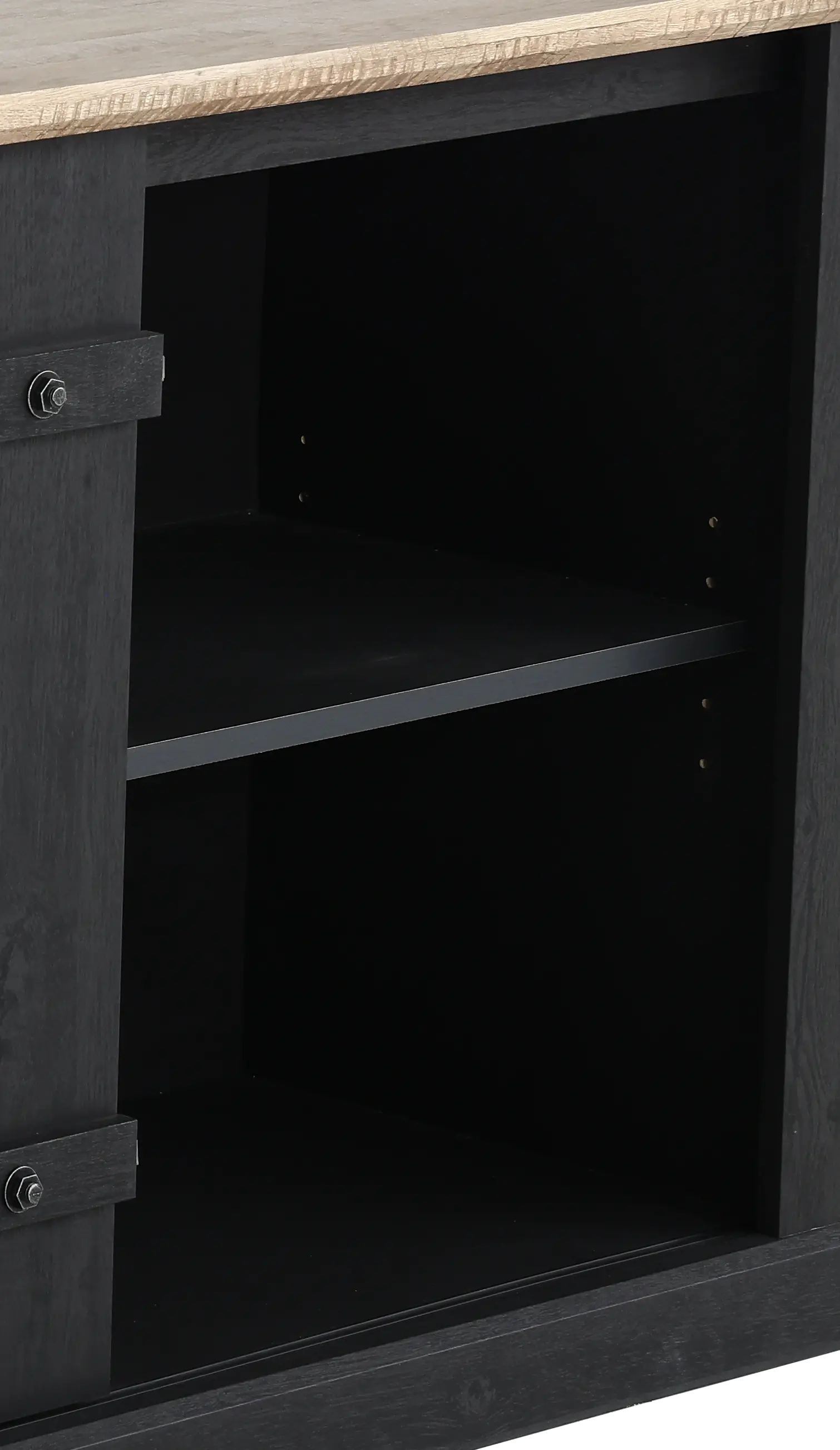 Farmhouse Black 62  TV Stand-7